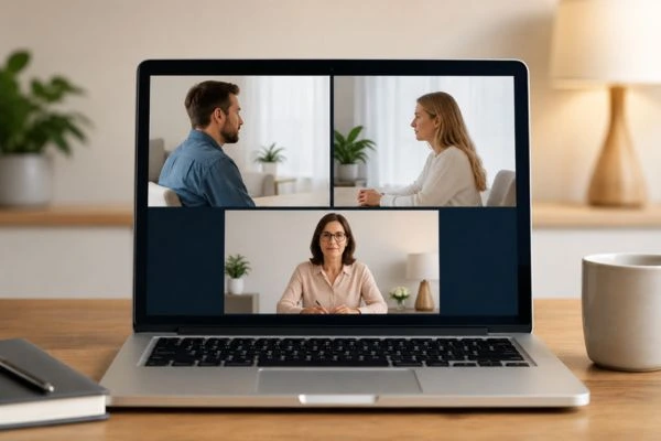 Image of online shuttle mediation Bournemouth