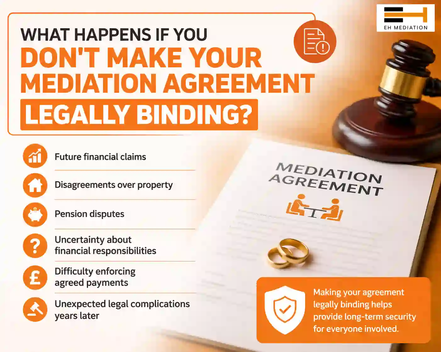What Happens If You Don't Make Your Mediation Agreement Legally Binding Bournemouth?